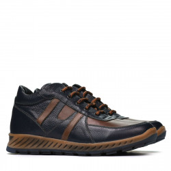 Herrstövlar 4120 indigo+brun