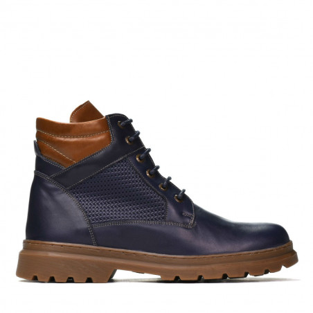 Herrstövlar 4119 indigo kombinerad
