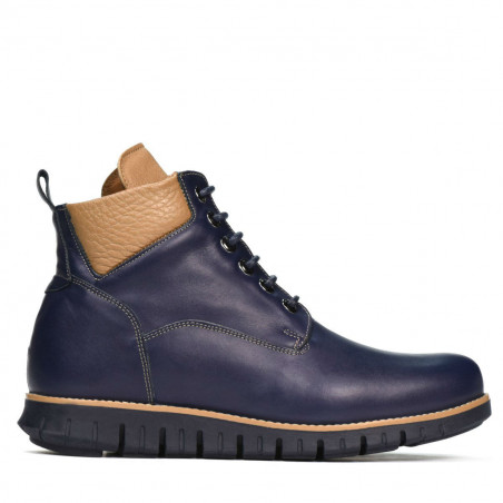 Herrstövlar 4108 indigo+brun