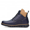 Herrstövlar 4108 indigo+brun