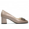 Eleganta damskor 1274 pärlemor cappuccino