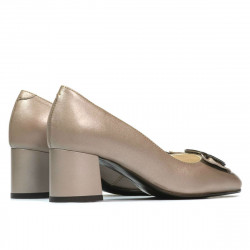 Eleganta damskor 1274 pärlemor cappuccino