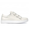 Herrsneakers 893sc vit kardborreband
