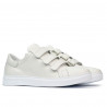Herrsneakers 893sc vit kardborreband