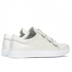 Herrsneakers 893sc vit kardborreband