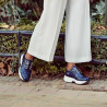 Damskor 6019 indigo pärlemor kombinerad
