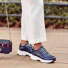 Damskor 6019 indigo pärlemor kombinerad