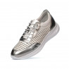 Dam sportskor 6024 silver+vit