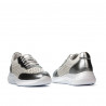 Dam sportskor 6024 silver+vit