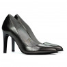 Eleganta damskor 1276 pärlemor silver