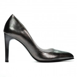 Eleganta damskor 1276 pärlemor silver