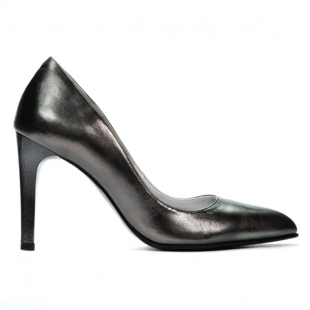 Eleganta damskor 1276 pärlemor silver