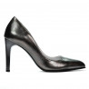 Eleganta damskor 1276 pärlemor silver