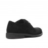 Herrskor casual/elegant 918 svart mocka