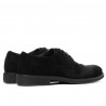 Herrskor casual/elegant 918 svart mocka