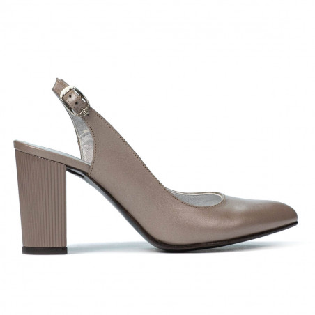 Damsandaler 1281 cappuccino pärlemor