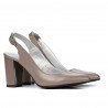 Damsandaler 1281 cappuccino pärlemor