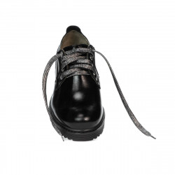 Dam casualskor 6025 svart lack