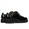 Dam casualskor 6025 svart lack