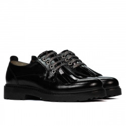 Dam casualskor 6025 svart lack