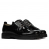 Dam casualskor 6025 svart lack