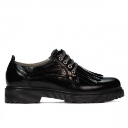 Dam casualskor 6025 svart lack