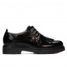 Dam casualskor 6025 svart lack