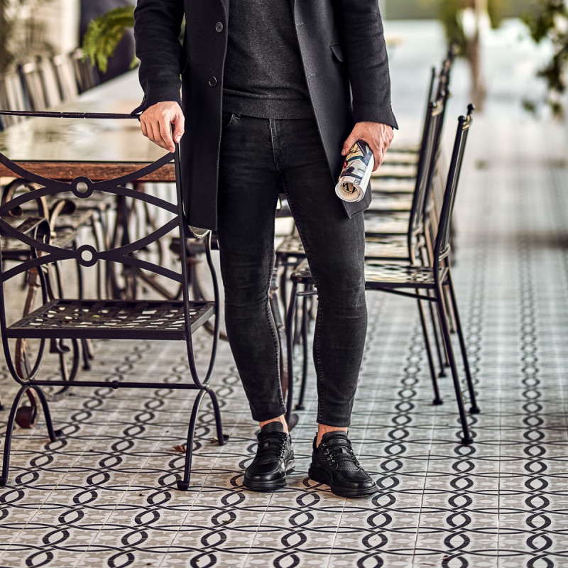 Herrskor casual/sport 917 svart lifestyle