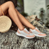 Dam sneakers 6024 puder+vit