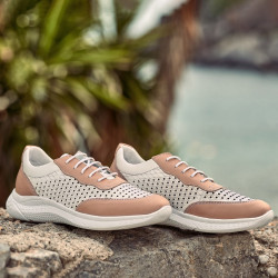 Dam sneakers 6024 puder+vit