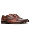 Eleganta herrskor 880 a cognac kombinerad