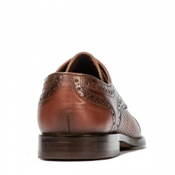 Eleganta herrskor 880 a cognac kombinerad