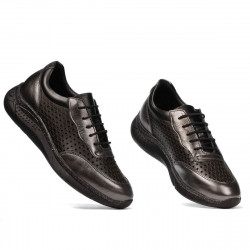 Dam sportskor 6024 silver+svart