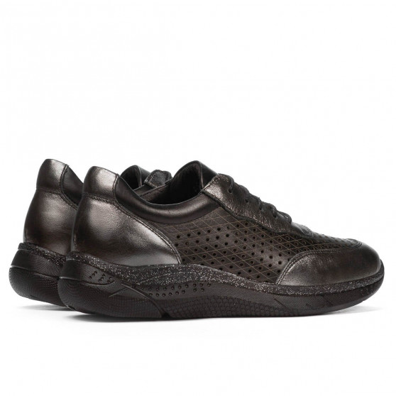 Dam sportskor 6024 silver+svart