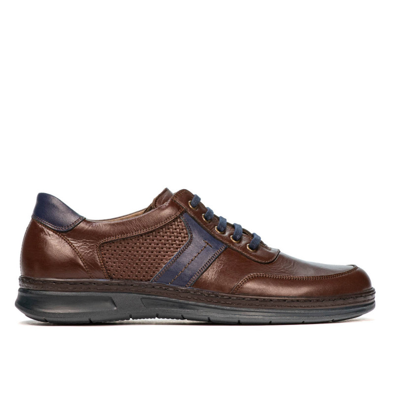 Herrskor casual/sport 919 brun kombinerad