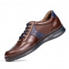 Herrskor casual/sport 919 brun kombinerad