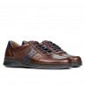 Herrskor casual/sport 919 brun kombinerad