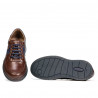 Herrskor casual/sport 919 brun kombinerad