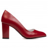 Eleganta damskor 1278 röd