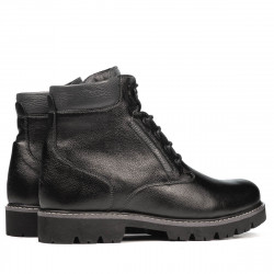 Svarta herrstövlar 4100