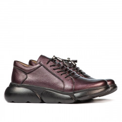 Dam casualskor 6032 pärlemor lila