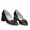 Eleganta dam skor 1274 svart