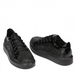Svarta kombinerade casual/sportskor 6035