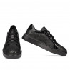 Svarta kombinerade casual/sportskor 6035