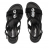 Dam sandaler 5073 svart velur