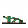 Dam sandaler 5076 grön mocka