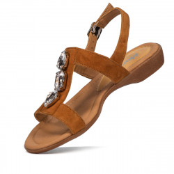 Damsandaler 5073 kamel mocka