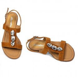 Damsandaler 5073 kamel mocka