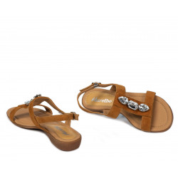 Damsandaler 5073 kamel mocka