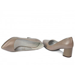 Eleganta damskor 1283 cappuccino